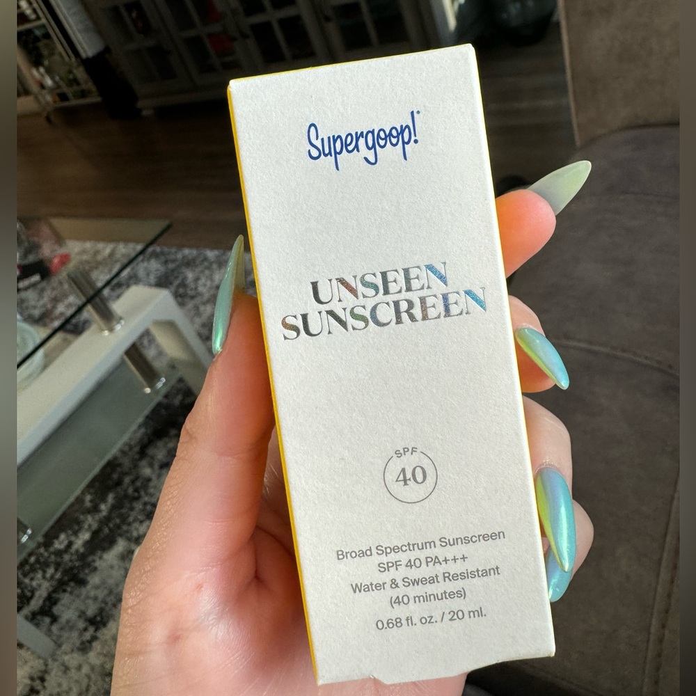 NEW Supergoop Unseen Sunscreen